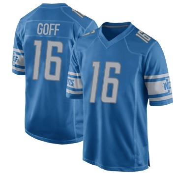 Jared Goff Youth Blue Game Team Color Jersey