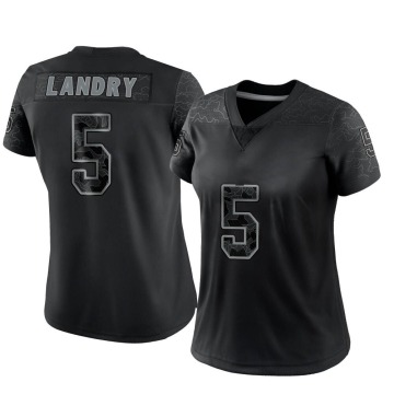 Jarvis Landry Women's Black Limited Reflective Jersey