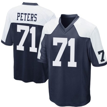 Jason Peters Youth Navy Blue Game Throwback Jersey