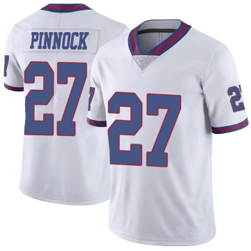 Jason Pinnock Men's White Limited Color Rush Jersey