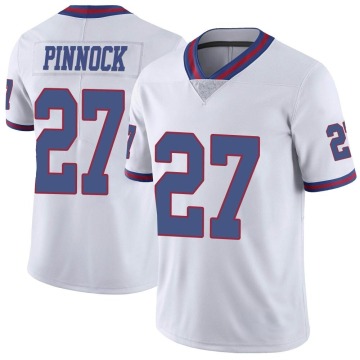 Jason Pinnock Youth White Limited Color Rush Jersey