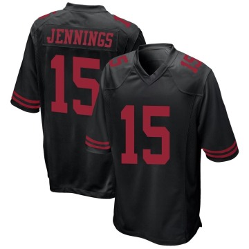 Jauan Jennings Men's Black Game Alternate Jersey