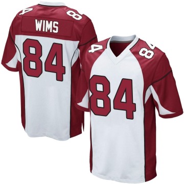 Javon Wims Youth White Game Jersey