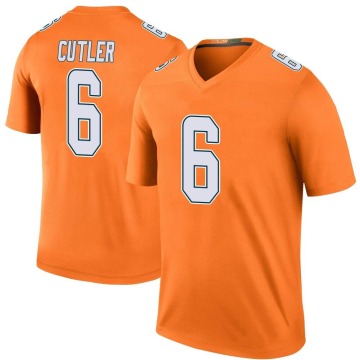 Jay Cutler Men's Orange Legend Color Rush Jersey
