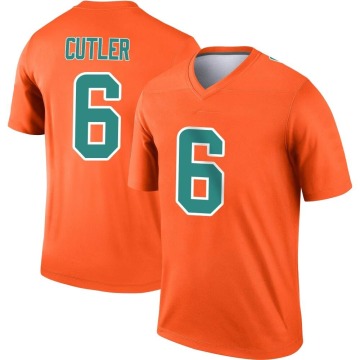 Jay Cutler Men's Orange Legend Inverted Jersey