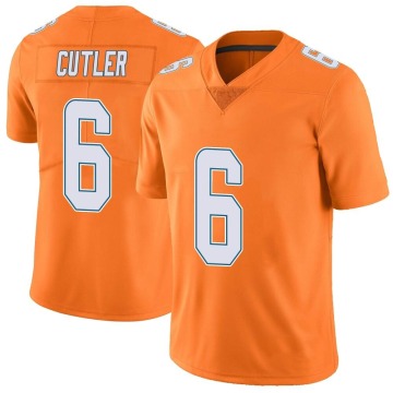 Jay Cutler Men's Orange Limited Color Rush Jersey