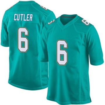 Jay Cutler Youth Aqua Game Team Color Jersey