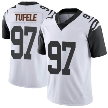 Jay Tufele Youth White Limited Color Rush Vapor Untouchable Jersey