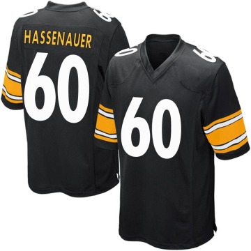 J.C. Hassenauer Youth Black Game Team Color Jersey