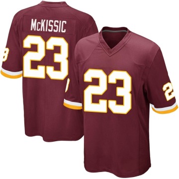 J.D. McKissic Youth Game Burgundy Team Color Jersey