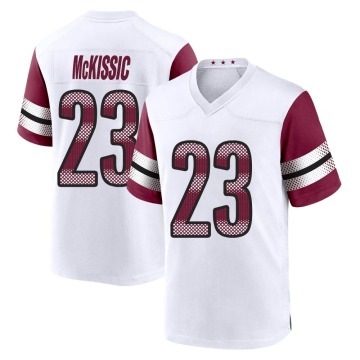 J.D. McKissic Youth White Game Jersey