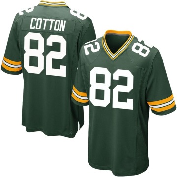 Jeff Cotton Youth Green Game Team Color Jersey