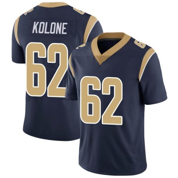Jeremiah Kolone Youth Navy Limited Team Color Vapor Untouchable Jersey