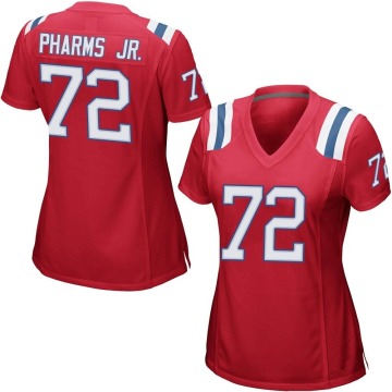 Jeremiah Pharms Jr. Women's Red Game Alternate Jersey