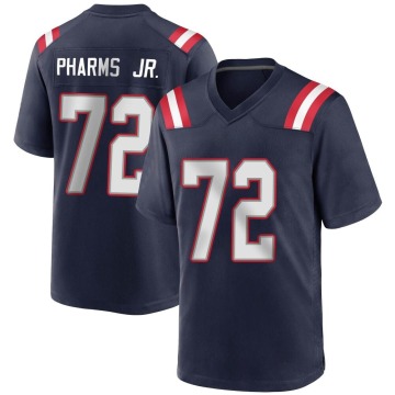 Jeremiah Pharms Jr. Youth Navy Blue Game Team Color Jersey