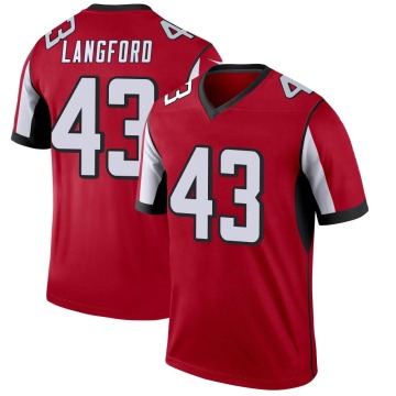 Jeremy Langford Youth Red Legend Jersey