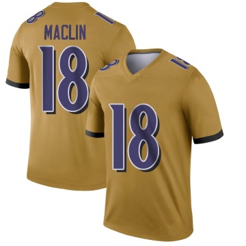 Jeremy Maclin Men's Gold Legend Inverted Jersey