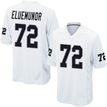 Jermaine Eluemunor Men's White Game Jersey
