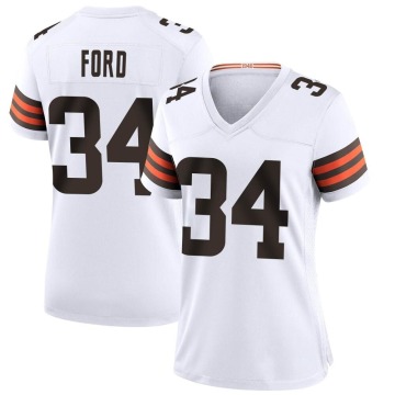 Jerome Ford Women's White Game Jersey