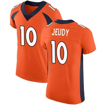 Jerry Jeudy Men's Orange Elite Team Color Vapor Untouchable Jersey