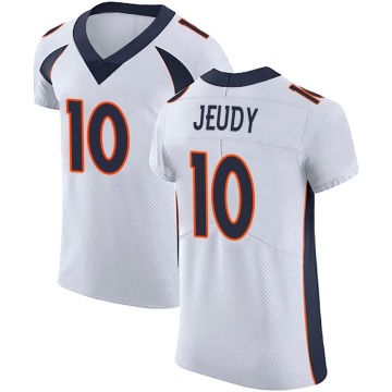 Jerry Jeudy Men's White Elite Vapor Untouchable Jersey
