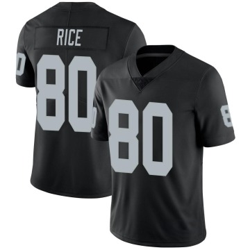 Jerry Rice Youth Black Limited Team Color Vapor Untouchable Jersey
