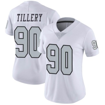 Jerry Tillery Women's White Limited Color Rush Jersey