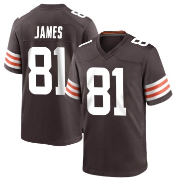 Jesse James Youth Brown Game Team Color Jersey