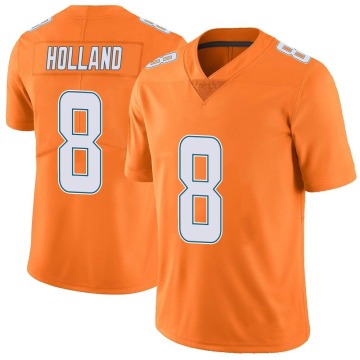 Jevon Holland Men's Orange Limited Color Rush Jersey