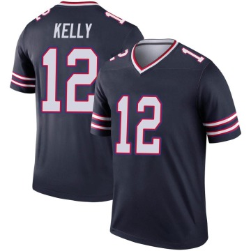 Jim Kelly Youth Navy Legend Inverted Jersey