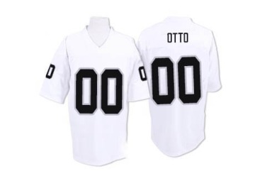 Jim Otto Men's White Authentic Throwback Jersey