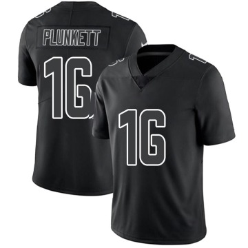 Jim Plunkett Men's Black Impact Limited Jersey