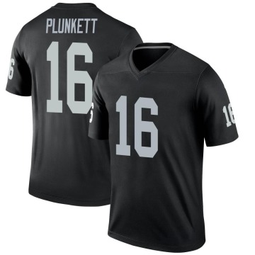Jim Plunkett Men's Black Legend Jersey
