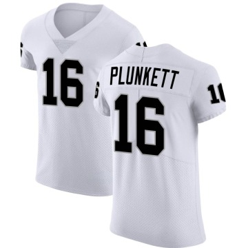 Jim Plunkett Men's White Elite Vapor Untouchable Jersey