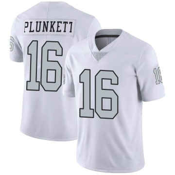 Jim Plunkett Men's White Limited Color Rush Jersey