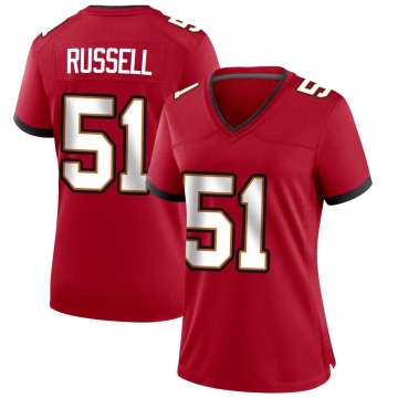 J.J. Russell Women's Red Game Team Color Jersey