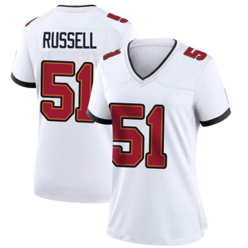 J.J. Russell Women's White Game Jersey