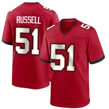 J.J. Russell Youth Red Game Team Color Jersey