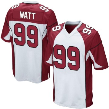 J.J. Watt Men's White Game Jersey