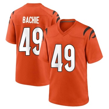 Joe Bachie Men's Orange Game Jersey