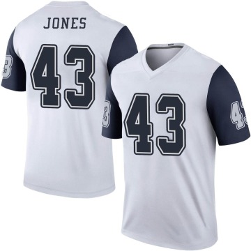 Joe Jones Men's White Legend Color Rush Jersey
