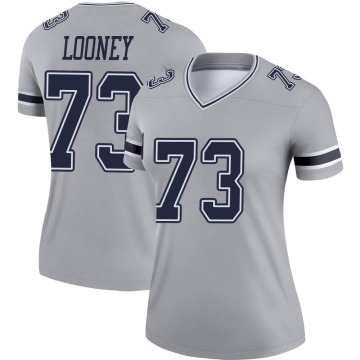 Joe Looney Women's Gray Legend Inverted Jersey