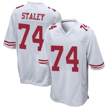 Joe Staley Men's White Game Jersey