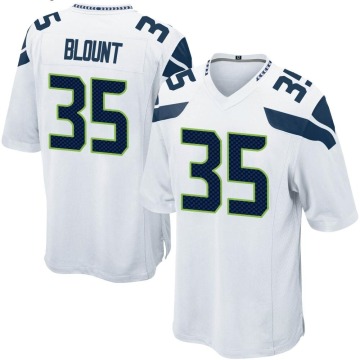 Joey Blount Youth White Game Jersey