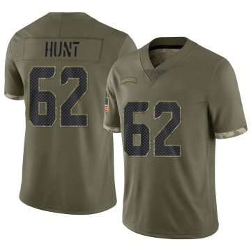 Joey Hunt Men's Olive Limited 2022 Salute To Service Jersey