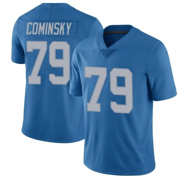 John Cominsky Youth Blue Limited Throwback Vapor Untouchable Jersey