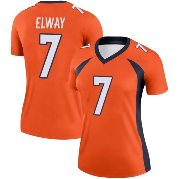 John Elway Women's Orange Legend Jersey