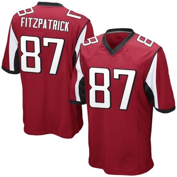 John FitzPatrick Youth Red Game Team Color Jersey