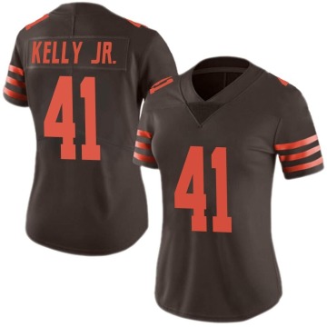 John Kelly Jr. Women's Brown Limited Color Rush Jersey