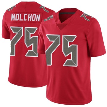 John Molchon Men's Red Limited Color Rush Jersey